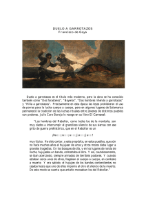 DUELO A GARROTAZOS Francisco de Goya Duelo a garrotazos es
