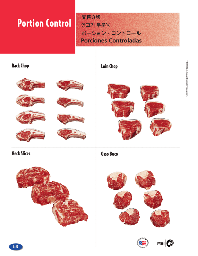 Portion Control Us Meat Export Federation