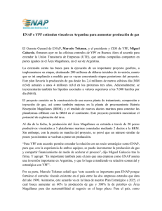 ENAP e YPF extienden vínculo en Argentina para aumentar