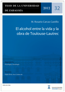 El alcohol en la vida y la obra de Toulouse