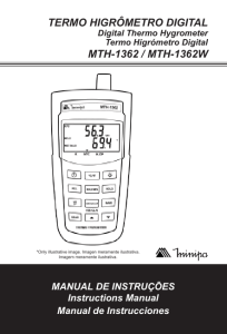 mth-1362 / mth-1362w termo higrômetro digital