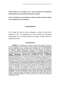 Informe 4/2012 - Gobierno de Aragón