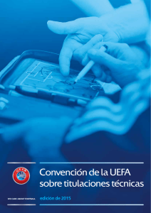 Convención de la UEFA sobre titulaciones técnicas