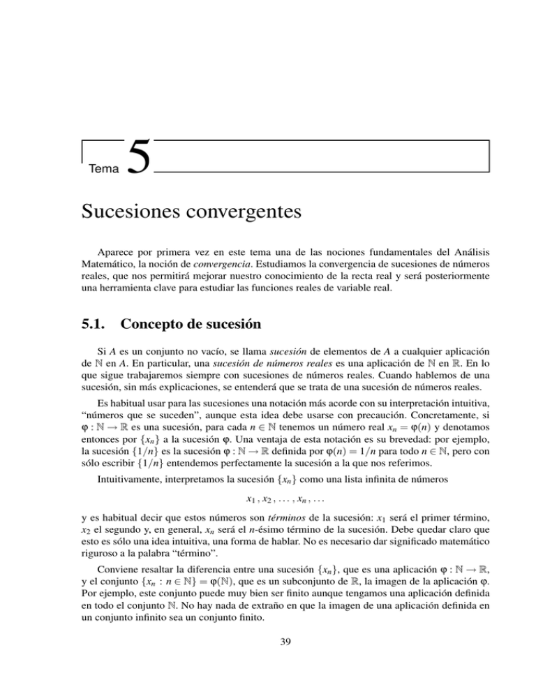 Sucesiones Convergentes
