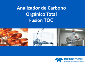 Analizador de Carbono Orgánico Total