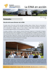La EINA en acción - Escuela de Ingeniería y Arquitectura