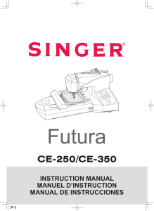 CE-250/CE-350 - SINGER Futura Support