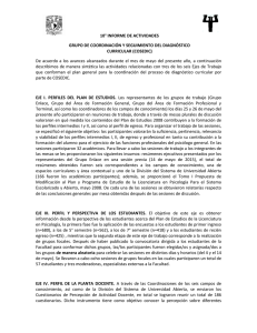 10mo Informe de actividades (20/mayo/2015) - Psicología-UNAM