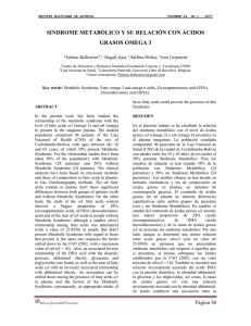 acidos grasos omega 3 y sindrome metabolico