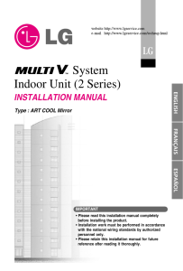 System Indoor Unit (2 Series)