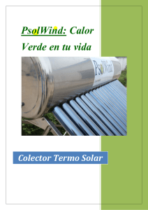 Colector Termo Solar