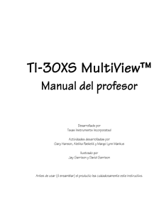 TI-30XS MultiView™ Manual del profesor