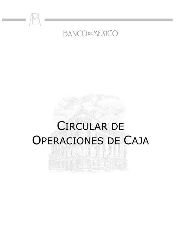 Circular De Operaciones