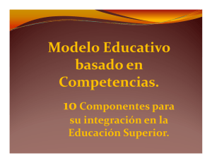 Modelo Educativo basado en Competencias.