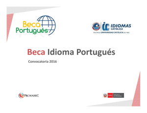 Beca Idioma Portugués