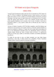 El Alarde en la época franquista. 1939-1976