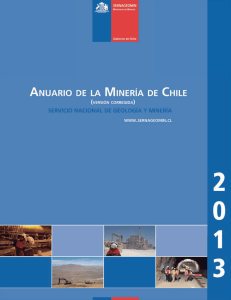 Anuario de la Minería de Chile 2013