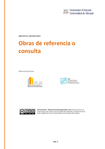 Obras de referencia o consulta - RUA