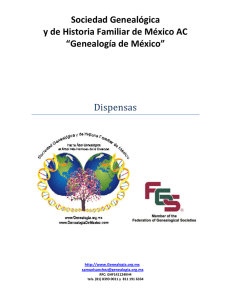Dispensas - Genealogía de México
