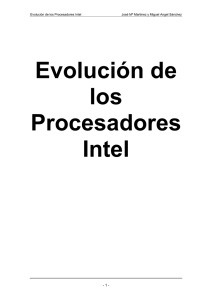 Evolución de los Procesadores Intel