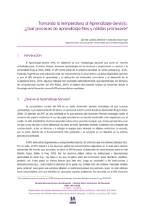 Tomando la temperatura al Aprendizaje-Servicio.