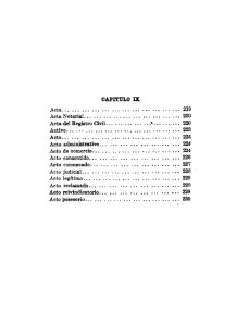 Page 1 CAPITULO IX Actu... 219 AßtaNotarial