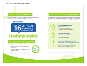 Díptico Plan Esperanza