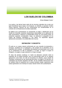 Los suelos de Colombia - Sociedad Geográfica de Colombia