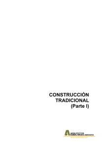 Construcciones tradicionales, parte 1