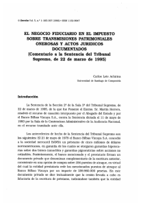 SOBRE TRANSMISIONES PATRIMONIALES