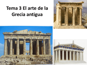 Tema 3 El arte de la Grecia antigua