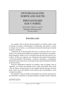 Introducción PSYCHOANALYSIS NORTH AND SOUTH