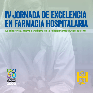 La adherencia, nuevo paradigma en la relación farmacéutico