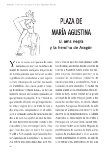 María Agustina, Plaza