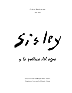 Sisley y la poetica del agua