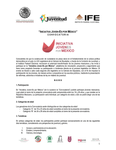 “INICIATIVA JOVEN-ES POR MÉXICO”