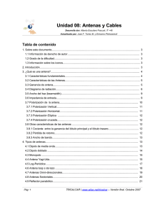 Unidad 08: Antenas y Cables