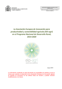 La Asociación Europea de Innovación para productividad y