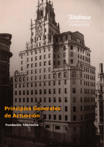 Principios Generales de Actuación