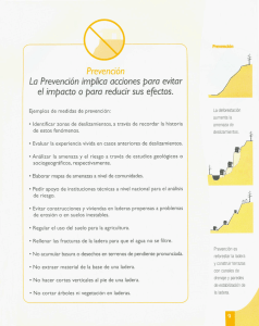 Prevención La Prevención implica acciones para evitar