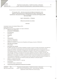 PV.Asunción: ICD- Servicio de provisión de titulos de transporte a