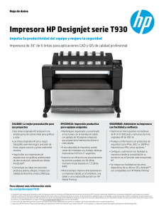 Impresora HP Designjet serie T930