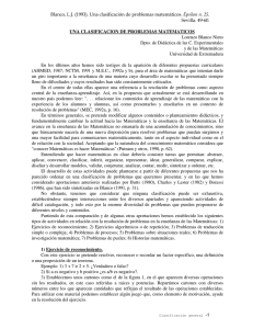 Clasificaci&oacute;n de Problemas Matem&aacute;ticos: Un An&aacute;lisis Detallado