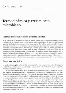 Termodinamica y crecimiento microbiano