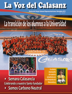 Noviembre 2013 - Colegio Calasanz