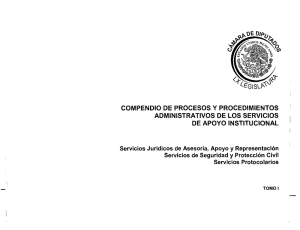 Compendio de Procesos y Procedimientos Administrativos de los