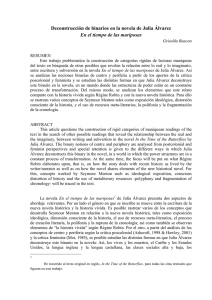 Deconstrucci&oacute;n de binarios en la novela de Julia &Aacute;lvarez En el