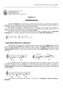 Texto 4 - Intervalos - Introducción al Lenguaje Musical
