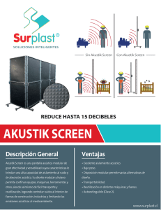 akustik screen - Surplast, Soluciones Inteligentes