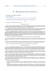 V. Administración de Justicia - Gobierno del principado de Asturias